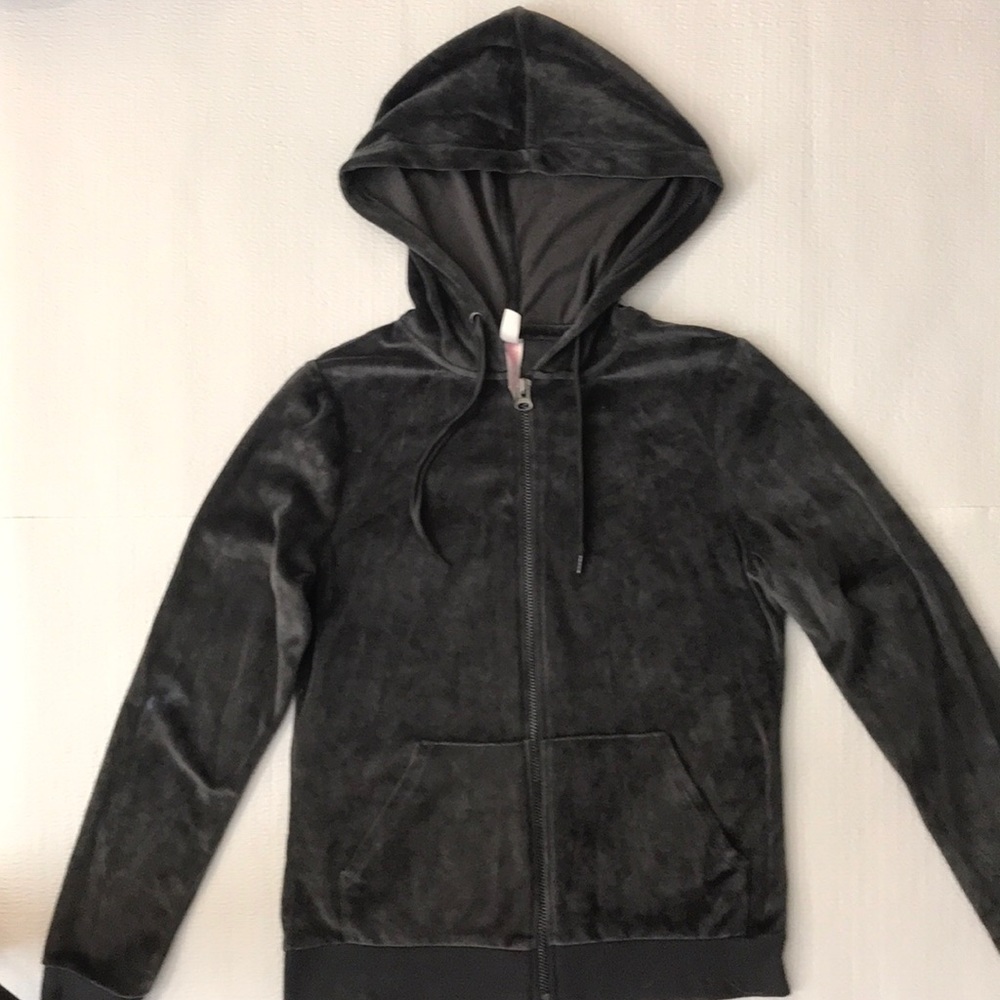 Grey fluffy Hoodie